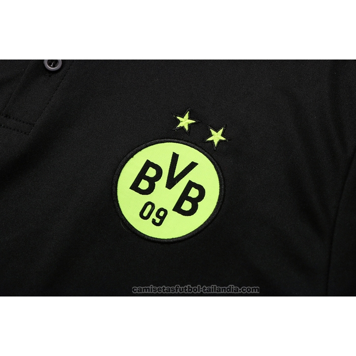 Camiseta Polo del Borussia Dortmund 22/23 Negro